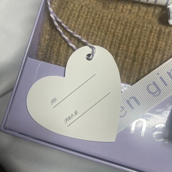 Madden Girl Boxed Gift Set in Camel beanie and scarf - Picture 2 of 5